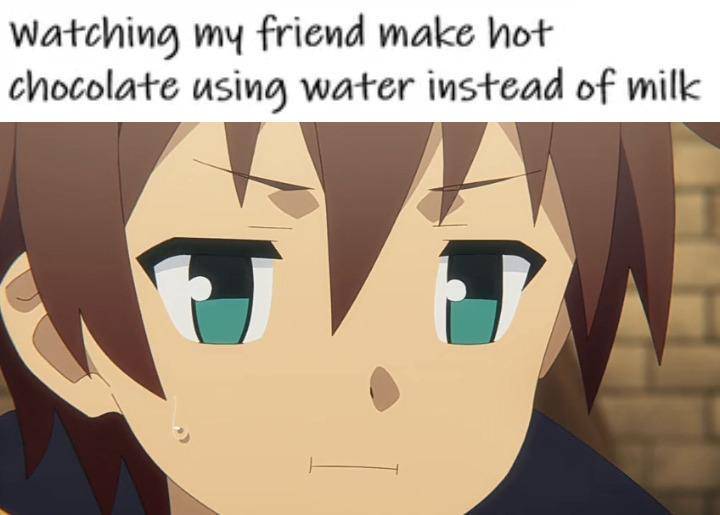 meme anime tentang cokelat (reddit.com/user/Holofan4life)