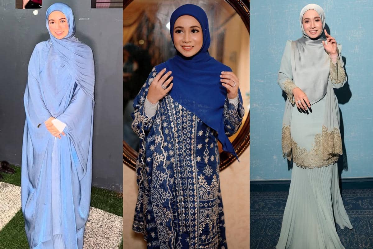 7 Ide OOTD Lebaran Pakai Abaya dan Baju Kurung ala Amira Othman, Chic!