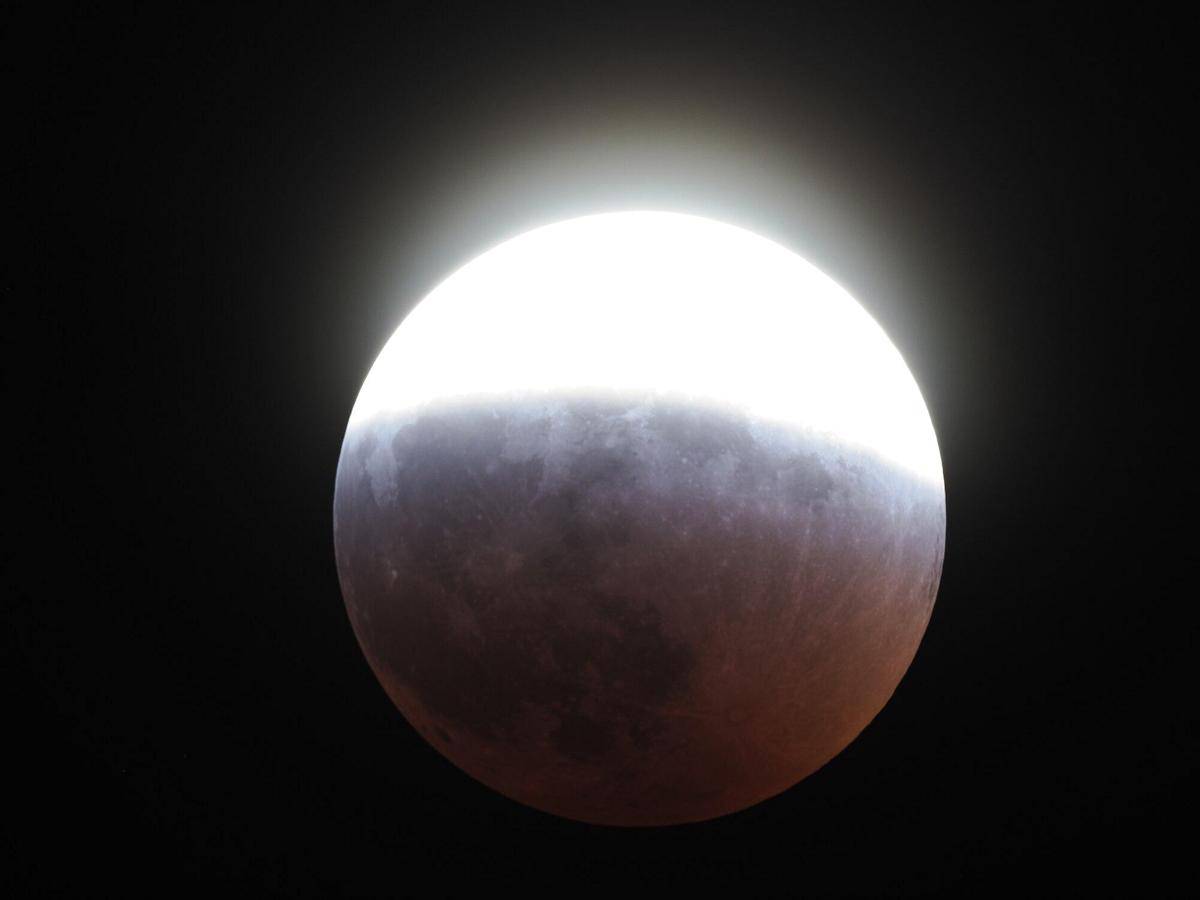 Ilustrasi gerhana bulan sebagian yang dapat disaksikan hampir seluruh dunia (commons.wikimedia.org/Twunchy)