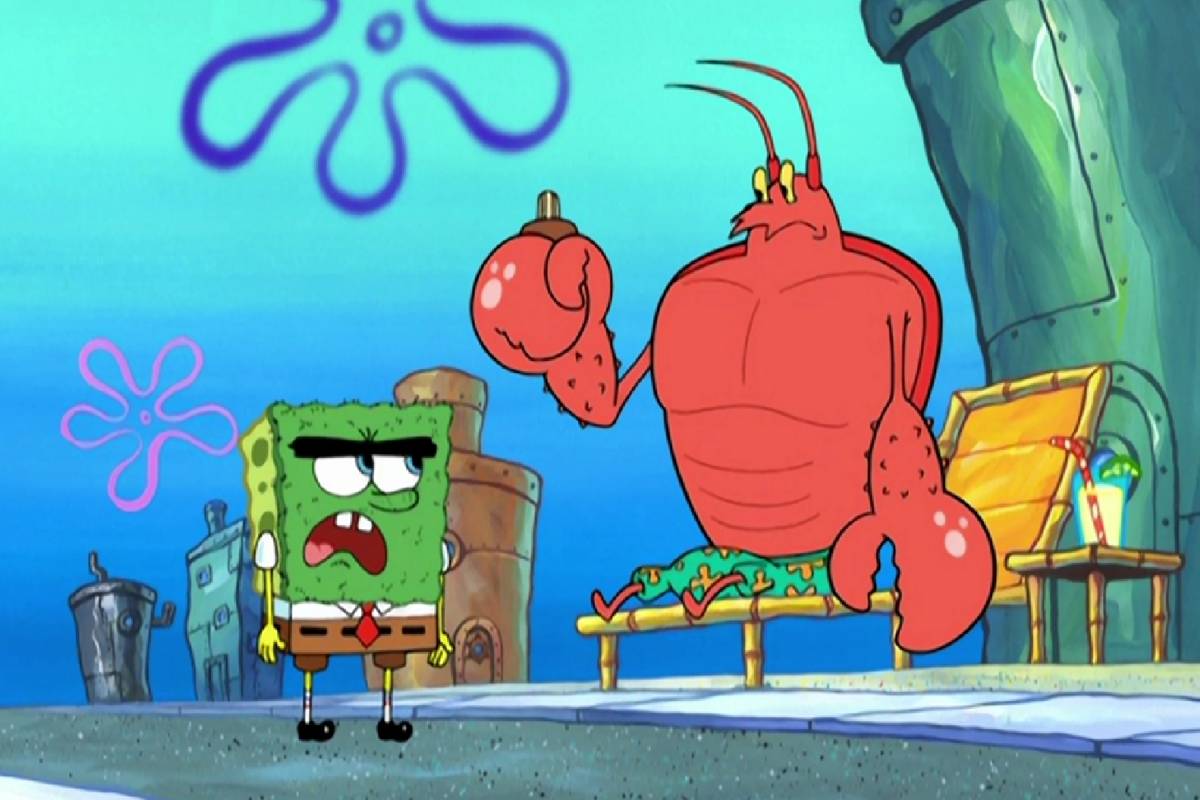 SpongeBob membeli sisi jahat untuk bisa tegas