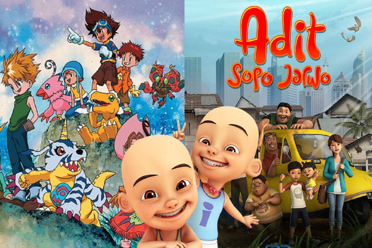 Upin & Ipin dan kartun populer lainnya