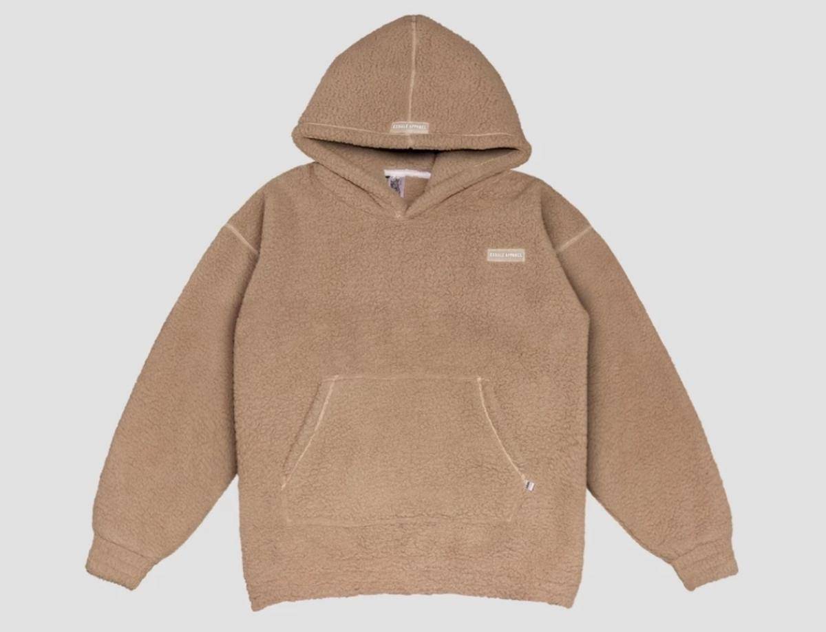 Sherpa Hoodie Oversize Brunette (shopee.co.id/Exhale Apparel Official Store)