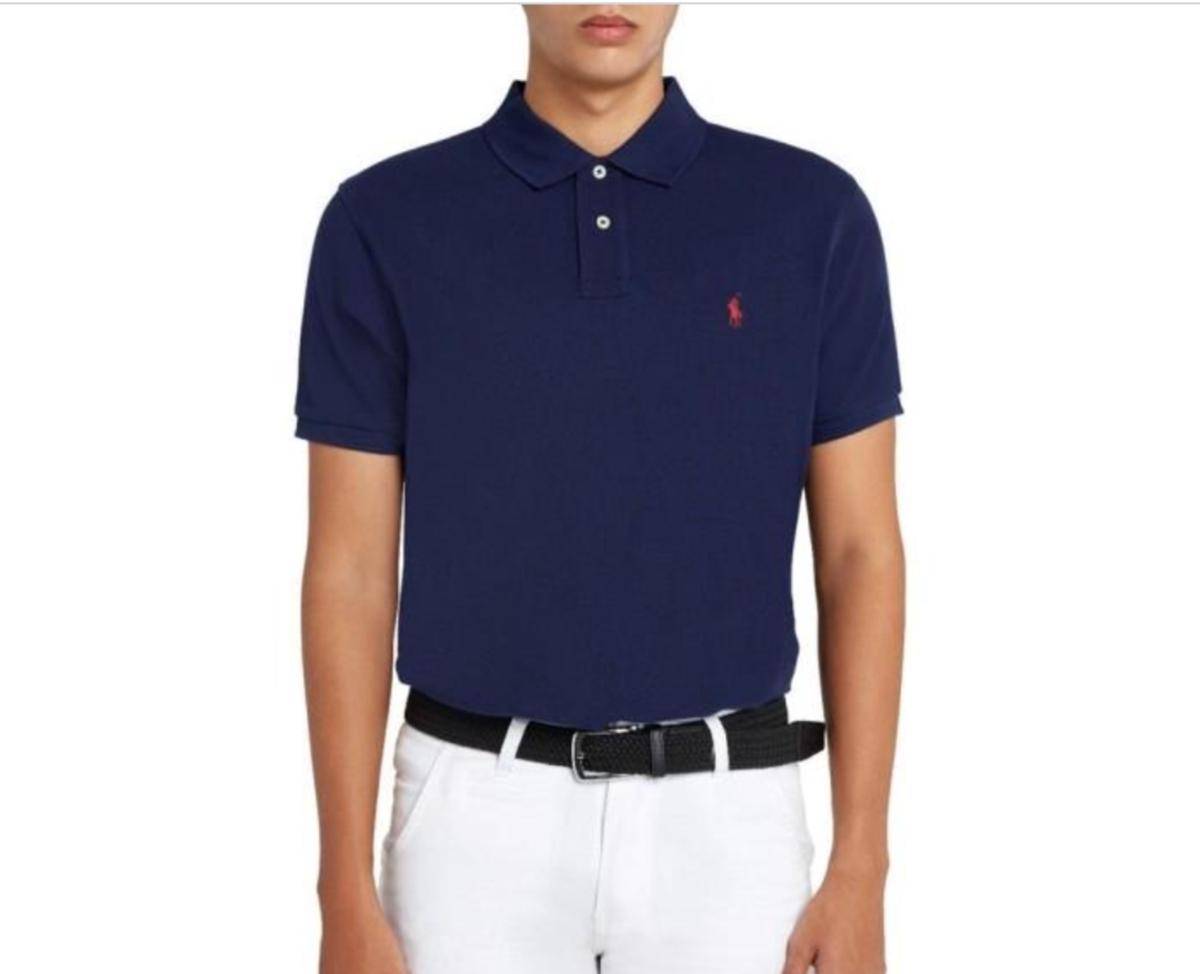 POLO 38 Shirt Custom Fit 100% Cotton - Navy (www.tokopedia.com/officialpolo)