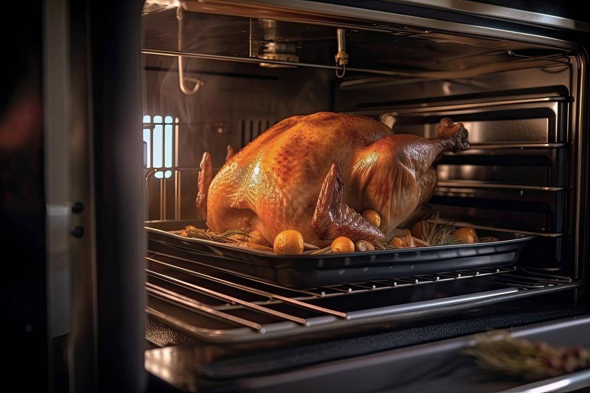 ilustrasi ayam panggang oven (freepik.com/Chandlervid85)