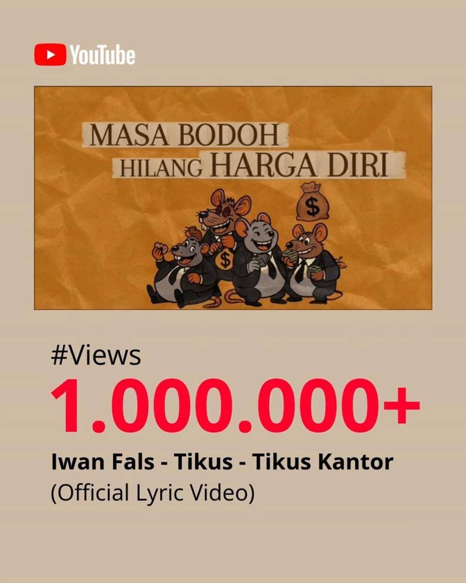 Lagu Tikus-Tikus Kantor trending di YouTube.jpg