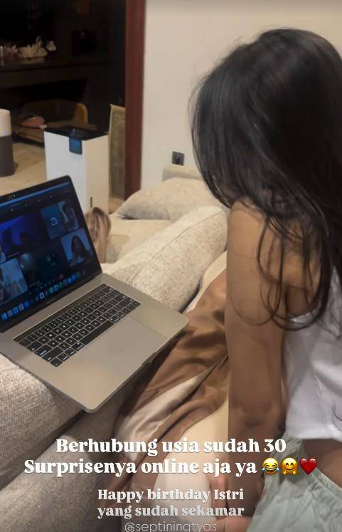 Istri Sangun Ragahdo Umumkan Kehamilan (Instagram.com/septiningtyas)