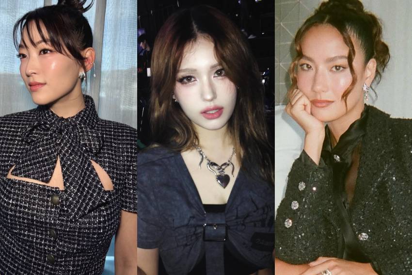 Arden Cho, Jeon Somi, dan Adeline Rudolph