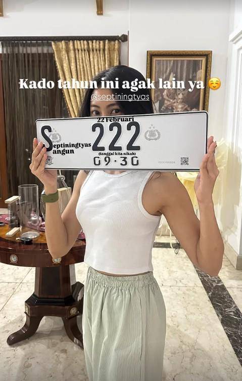 Istri Sangun Ragahdo Umumkan Kehamilan (Instagram.com/septiningtyas)