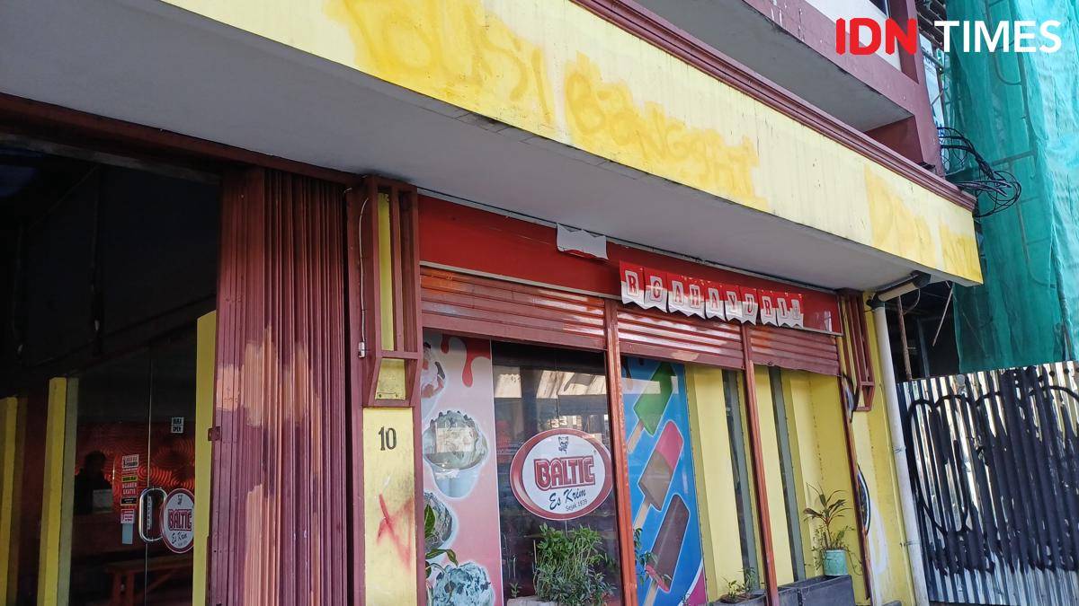 Potret Toko Es Krim Baltic, Kwitang, Senen, Jakarta Pusat