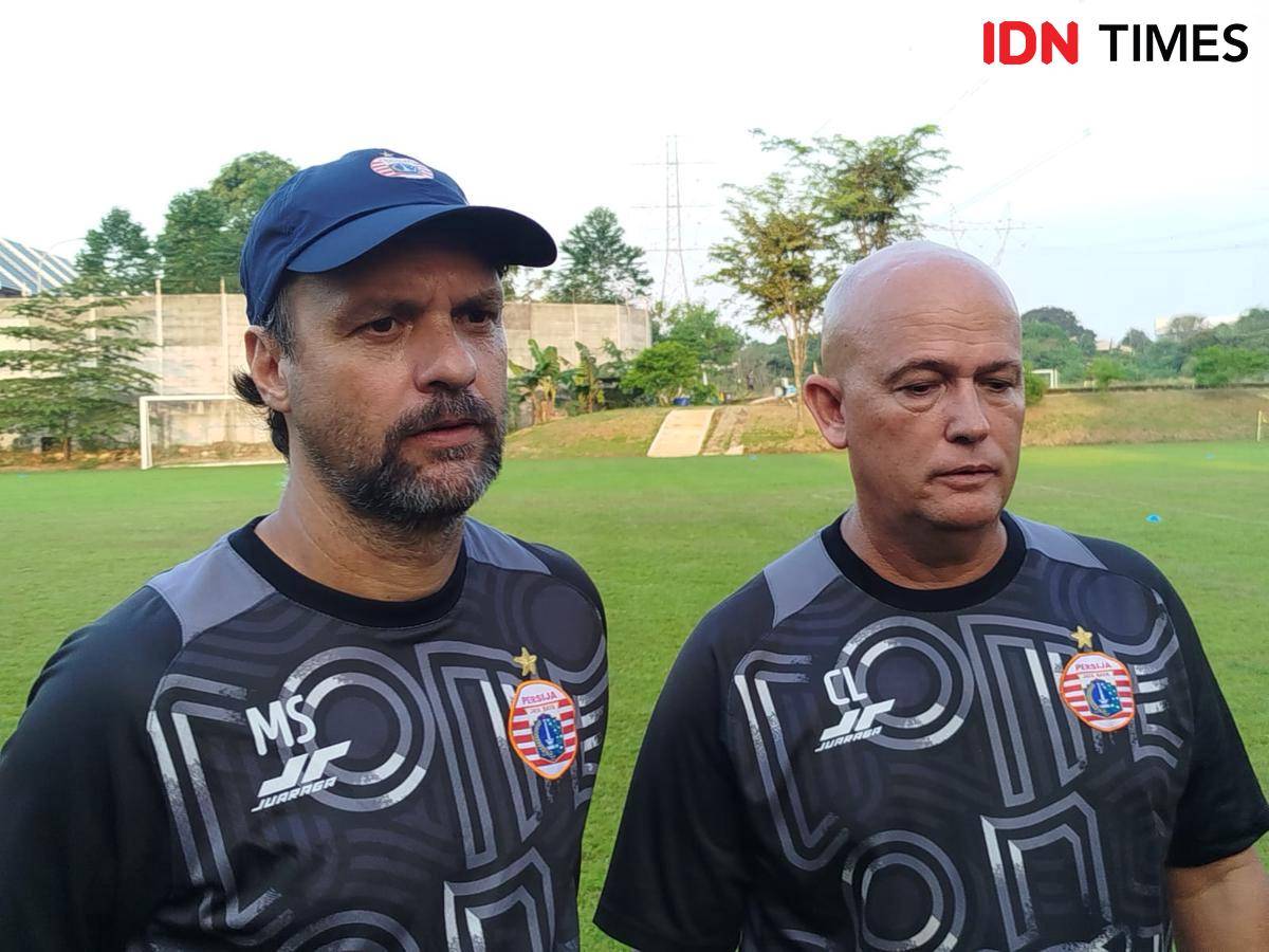Pelatih Persija, Mauricio Souza. (IDN Times/Sandy Firdaus)