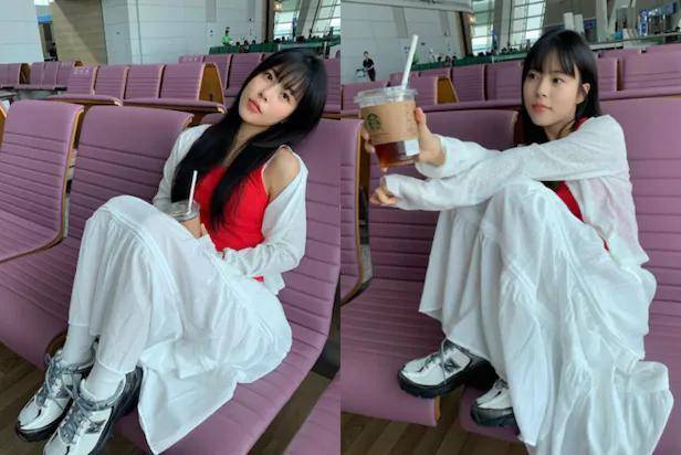 potret Min Do Hee di bandara yang tuai kritik