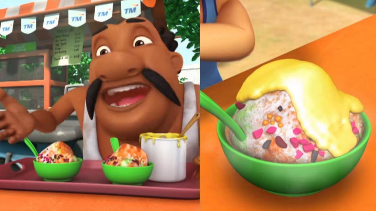 kompilasi dessert yang muncul di serial Upin & Ipin