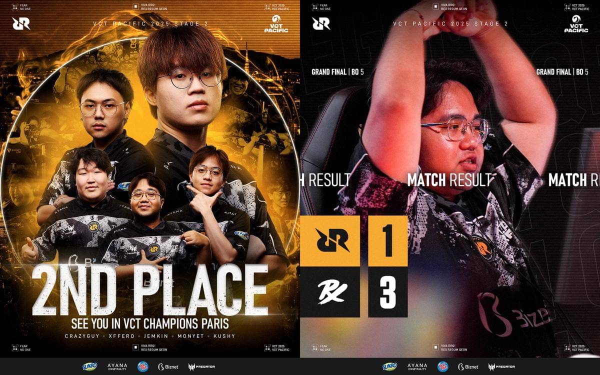 Potret Team RRQ yang qualified ke Champions Paris 2025