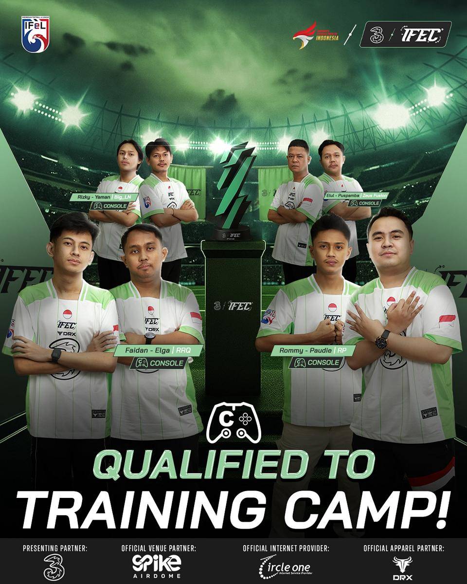 Daftar pemain untuk Training Camp menuju FIFAe World Cup Console 