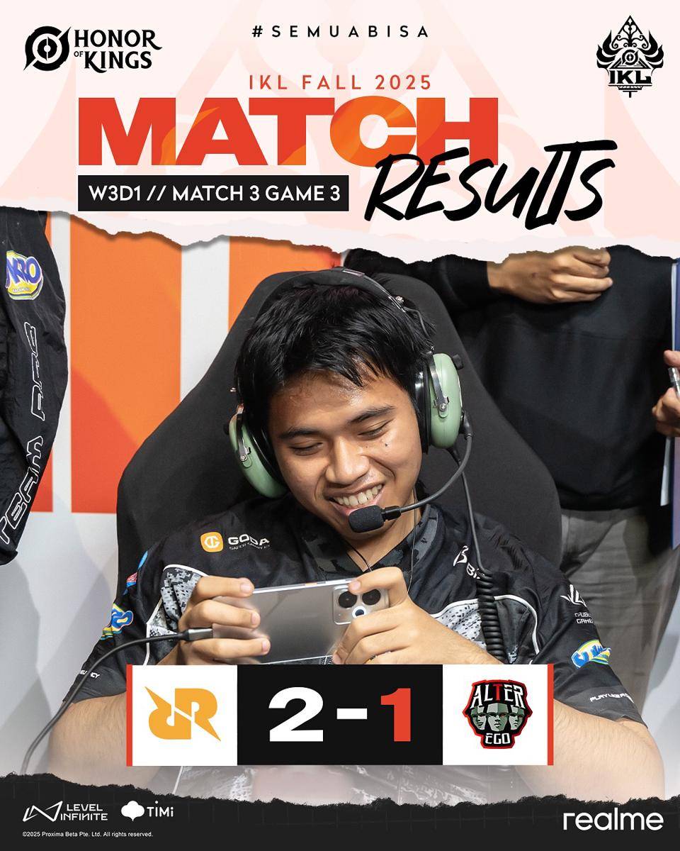 Recap Match 3 Team RRQ vs Alter Ego Esports