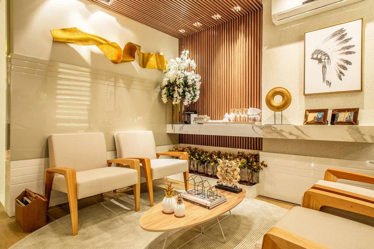 ilustrasi rumah dengan nuansa earth tone
