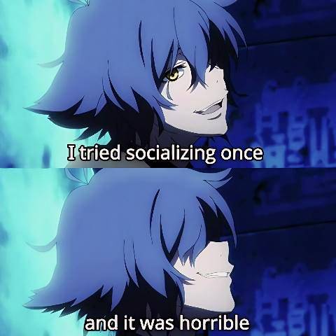meme anime tentang bersosialisasi
