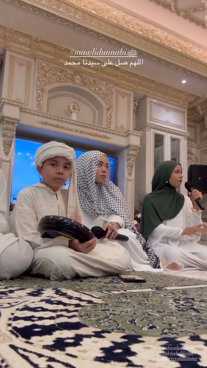 Gen Halilintar rayakan Maulid Nabi (instagram.com/genifaruk)