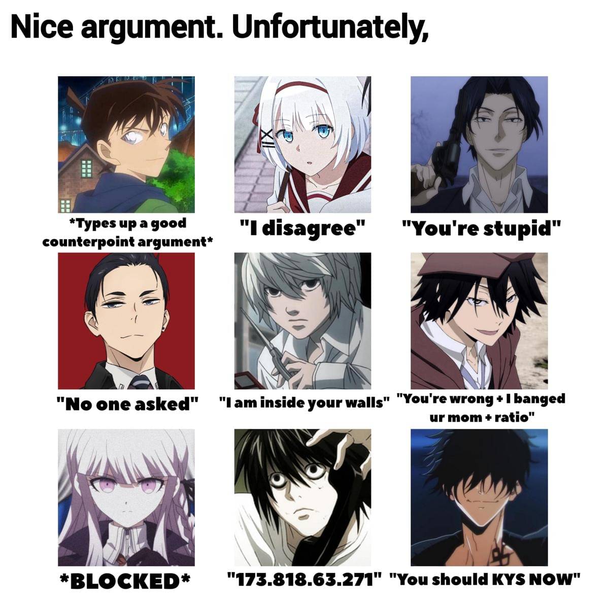 meme kocak anime tentang detektif