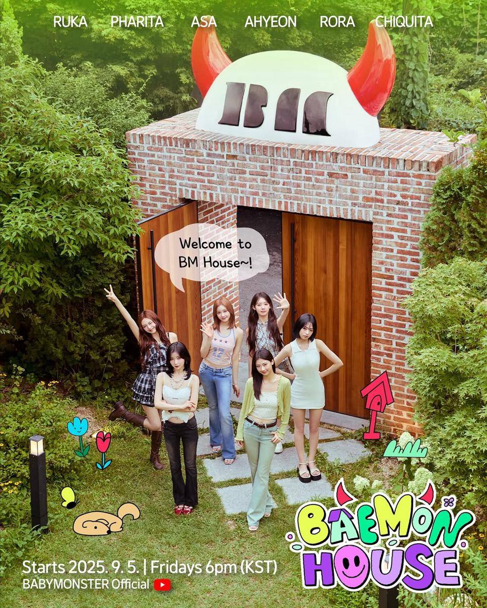 poster BAEMON HOUSE (instagram.com/babymonster_ygofficial)