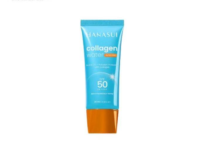 Hanasui - Collagen Water Sunscreen SPF 50 (shopee.co.id/Hanasui Official Shop)
