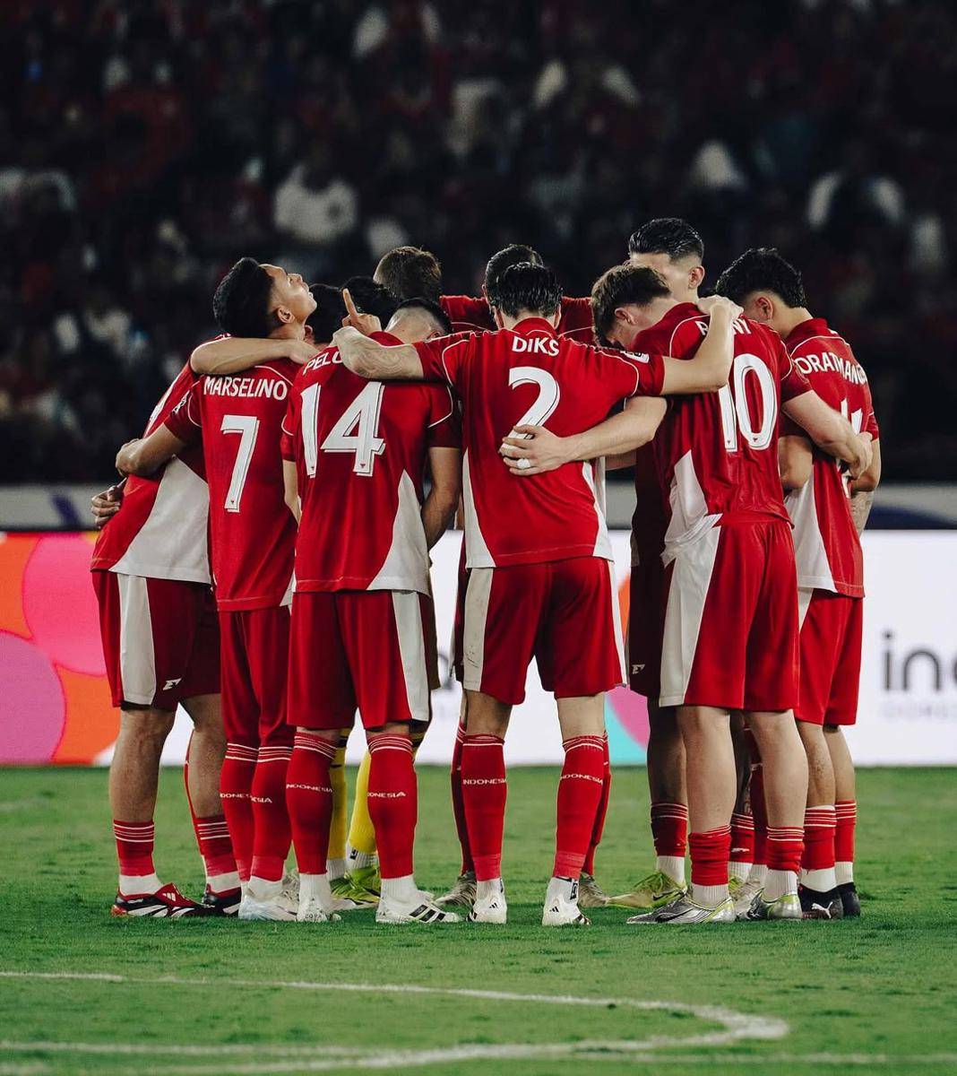 Timnas Indonesia - Pertandingan di GBK Stadium Jakarta . (instagram.com/oleromeny)