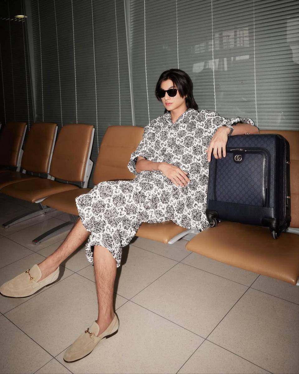 OOTD Bandara Gulf Kanawut (instagram.com/gulfkanawut)