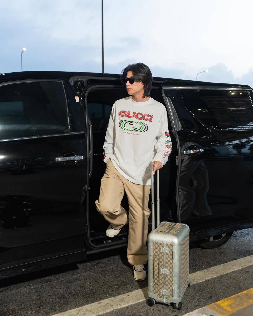 OOTD Bandara Gulf Kanawut (instagram.com/gulfkanawut)