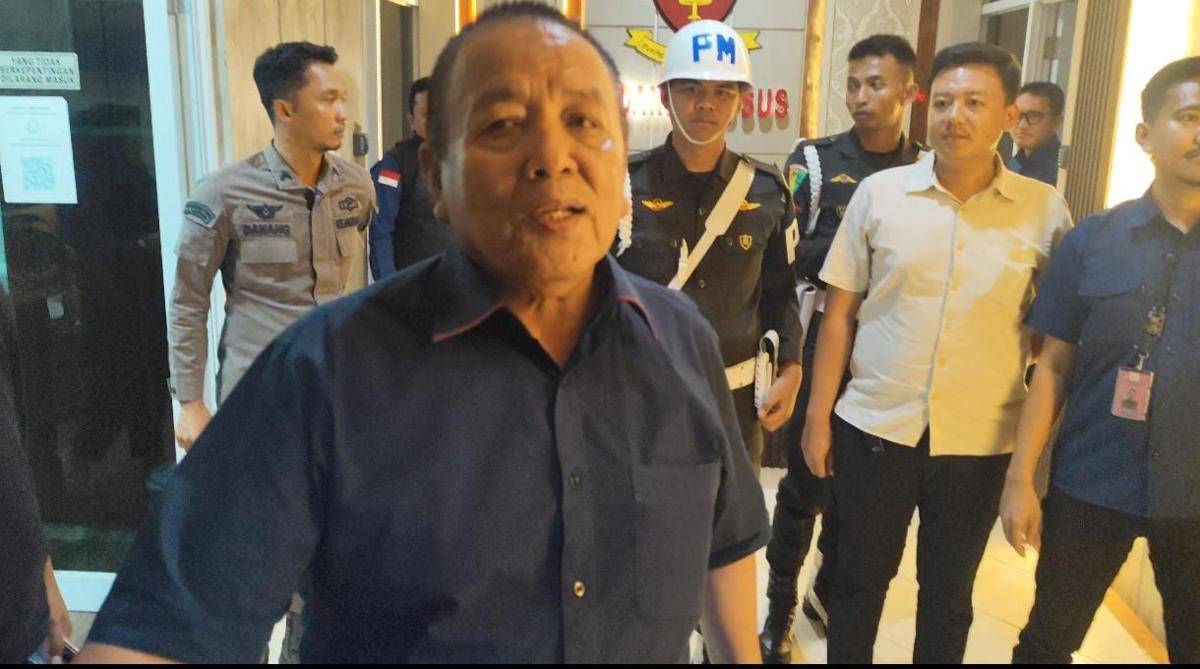 Mantan Gubernur Lampung periode 2019-2024, Arinal Djunaidi di Pidsus Kejati Lampung. (IDN Times/Muhaimin)