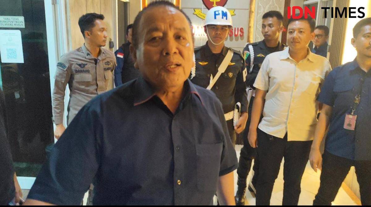 Mantan Gubernur Lampung periode 2019-2024, Arinal Djunaidi di Pidsus Kejati Lampung. (IDN Times/Muhaimin)