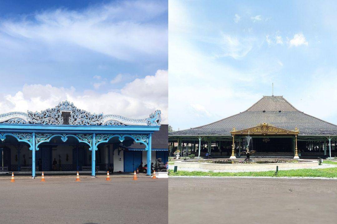 Keraton Solo dan Pura Mangkunegaran (dok. pribadi/Fatma R. N. | commons.wikimedia.org/Fhikri_Latifi)