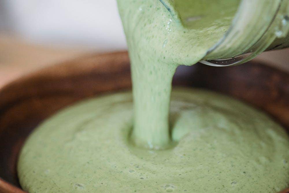 ilustrasi krim matcha