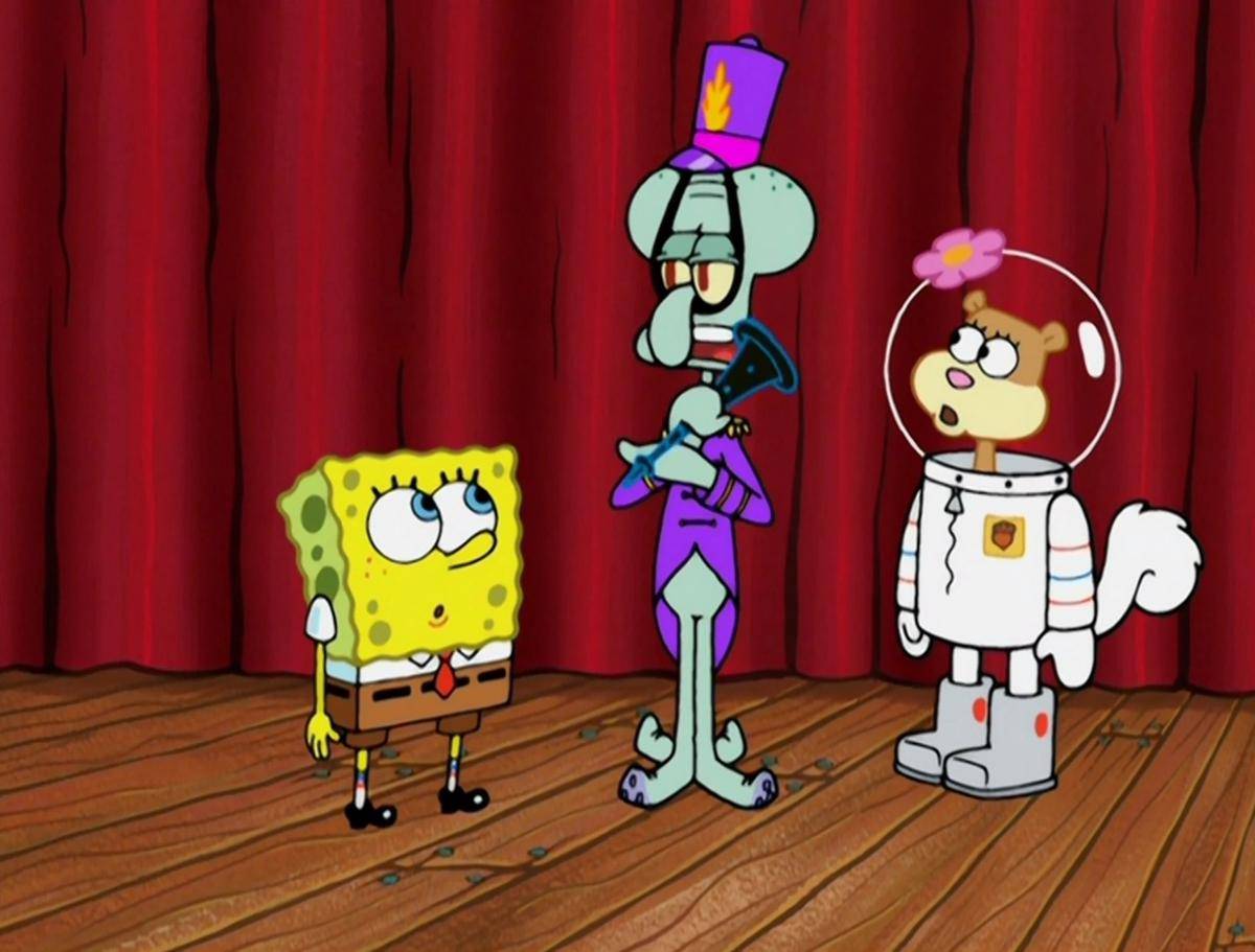 Squidward di episode "Best Day Ever"