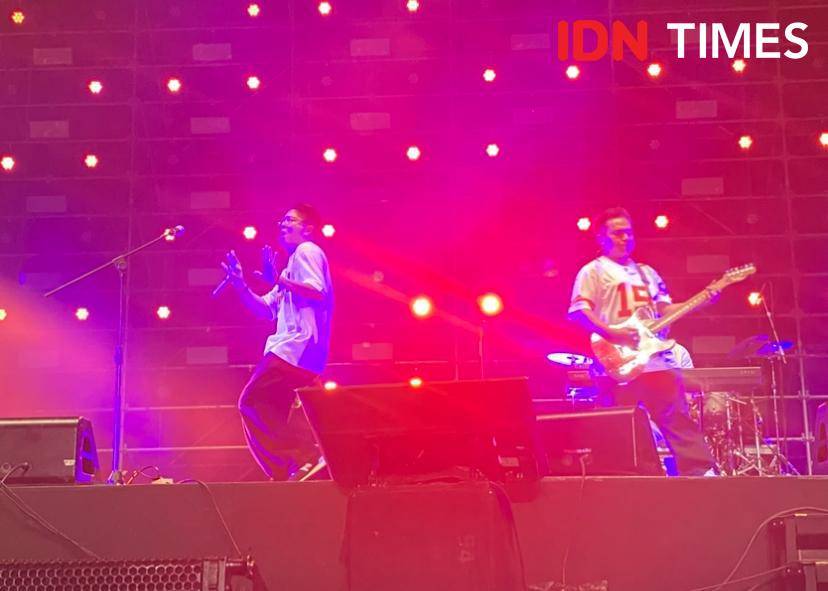 potret Kangen Band di Pestapora hari pertama, Jumat (5/9/2025)