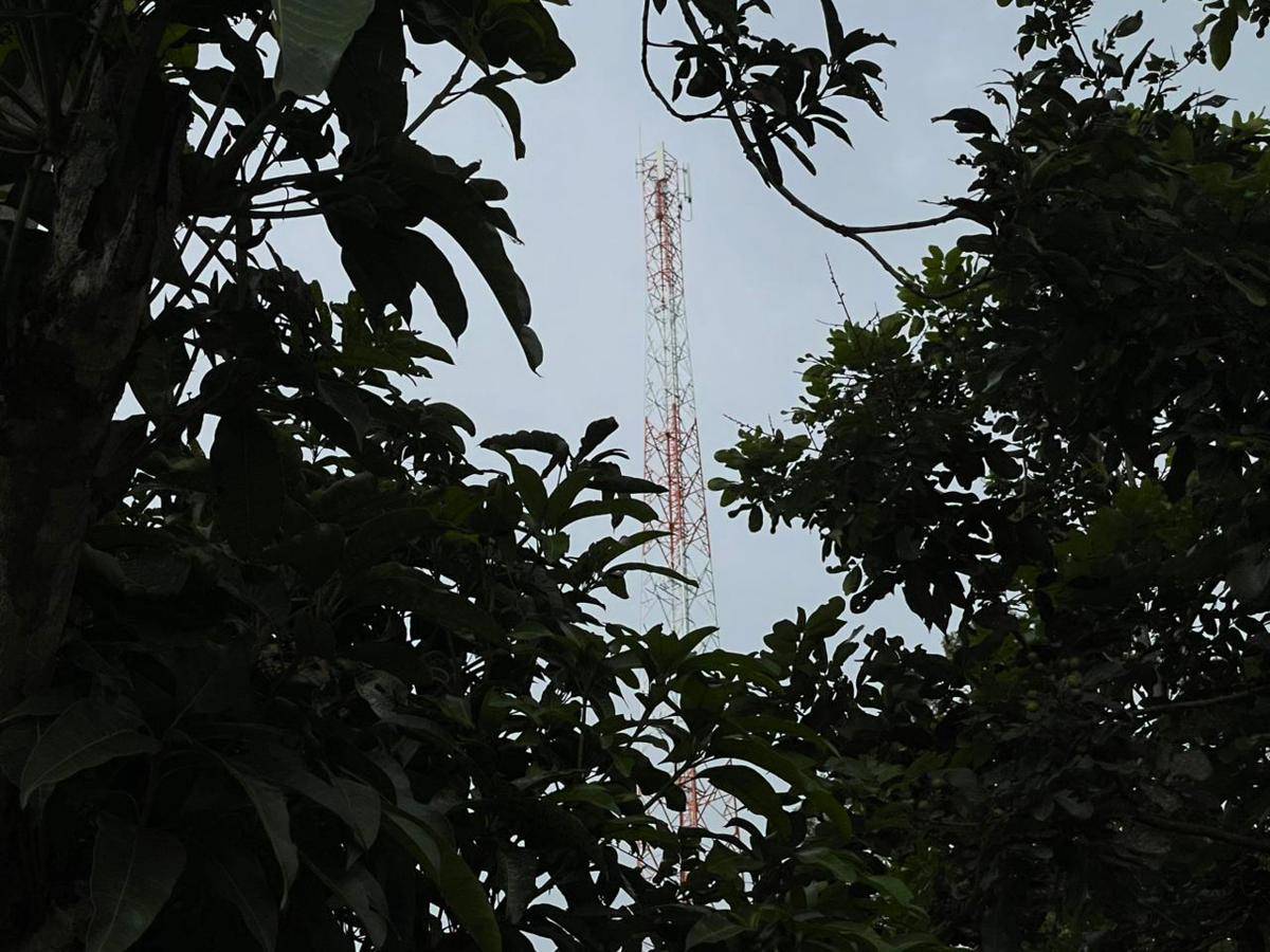 Menara pemancar yang dibangun di daerah Langki, Kabupaten Sijunjung (foto: IDN Times/Halbert Caniago)