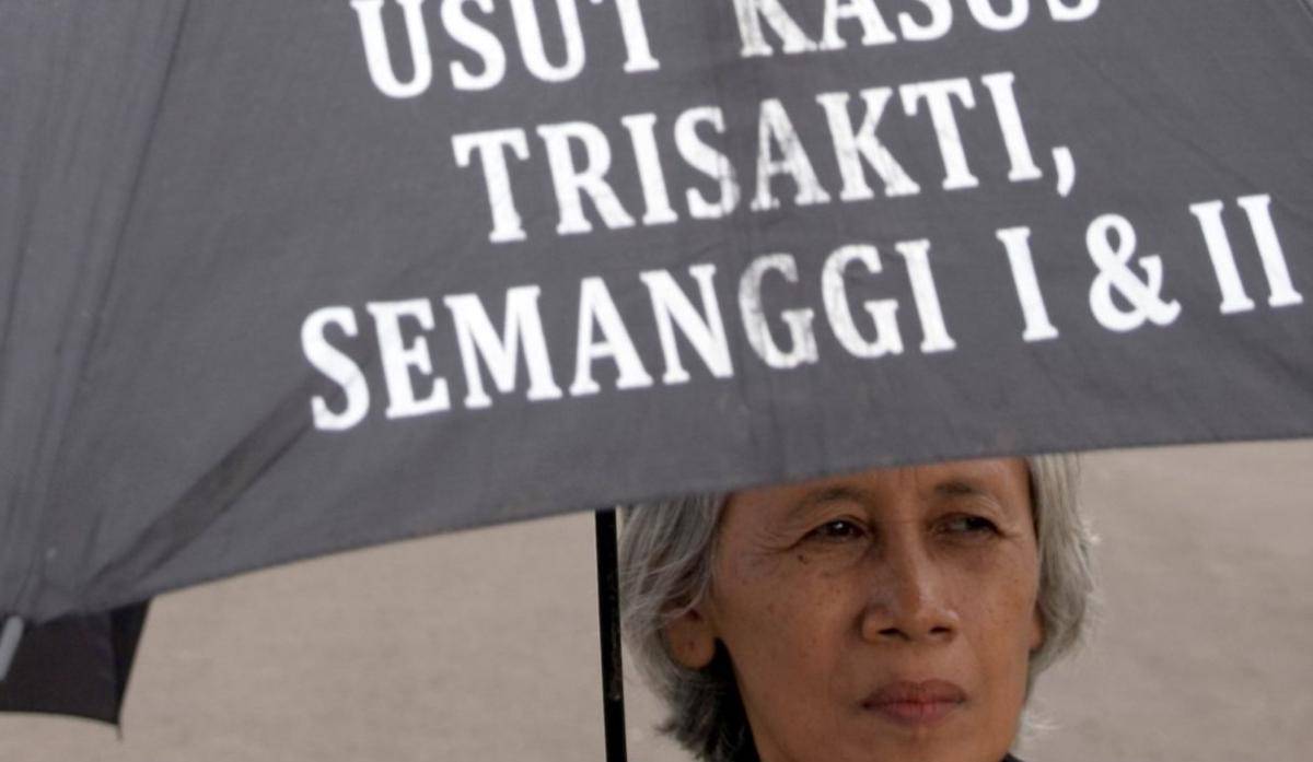 Orang tua korban peristiwa Semanggi.