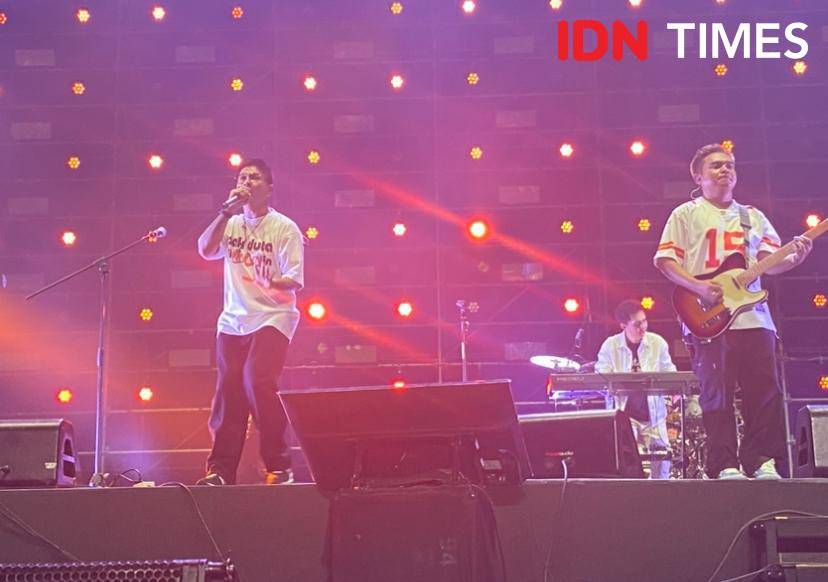 potret Kangen Band di Pestapora hari pertama, Jumat (5/9/2025)