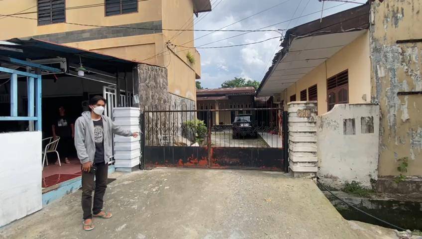 TKP hilangnya sepeda motor kurir paket (IDN Times/Eko Agus Herianto)