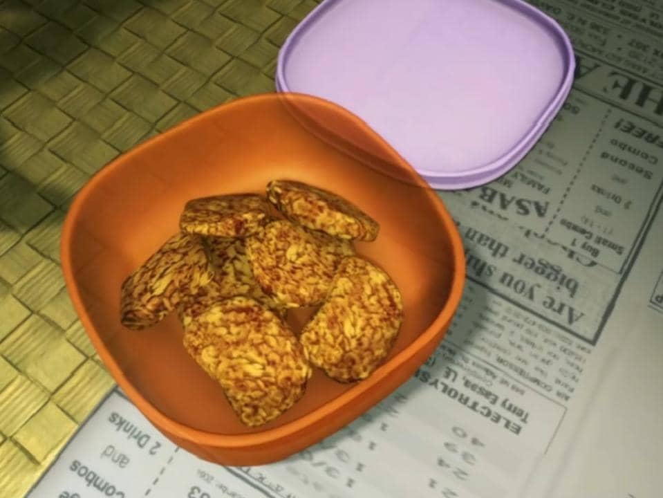 tempe goreng yang dibawa Susanti saat piknik 