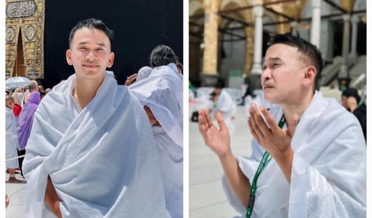 potret Ruben Onsu pertama kali umrah