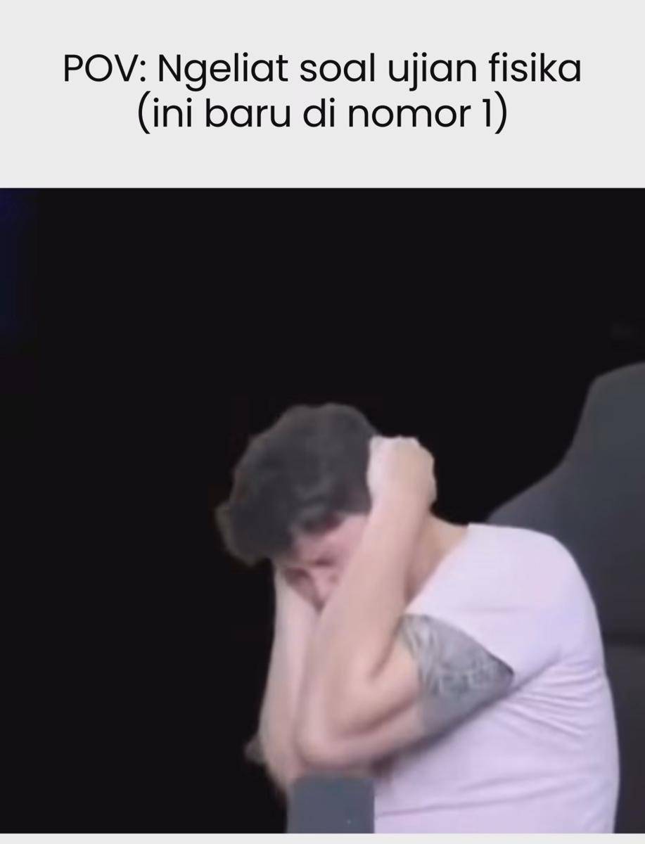 meme tipe murid hadapi ujian