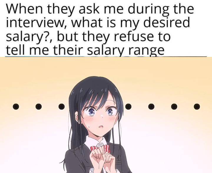 meme anime tentang wawancara kerja (reddit.com/user/Holofan4life)