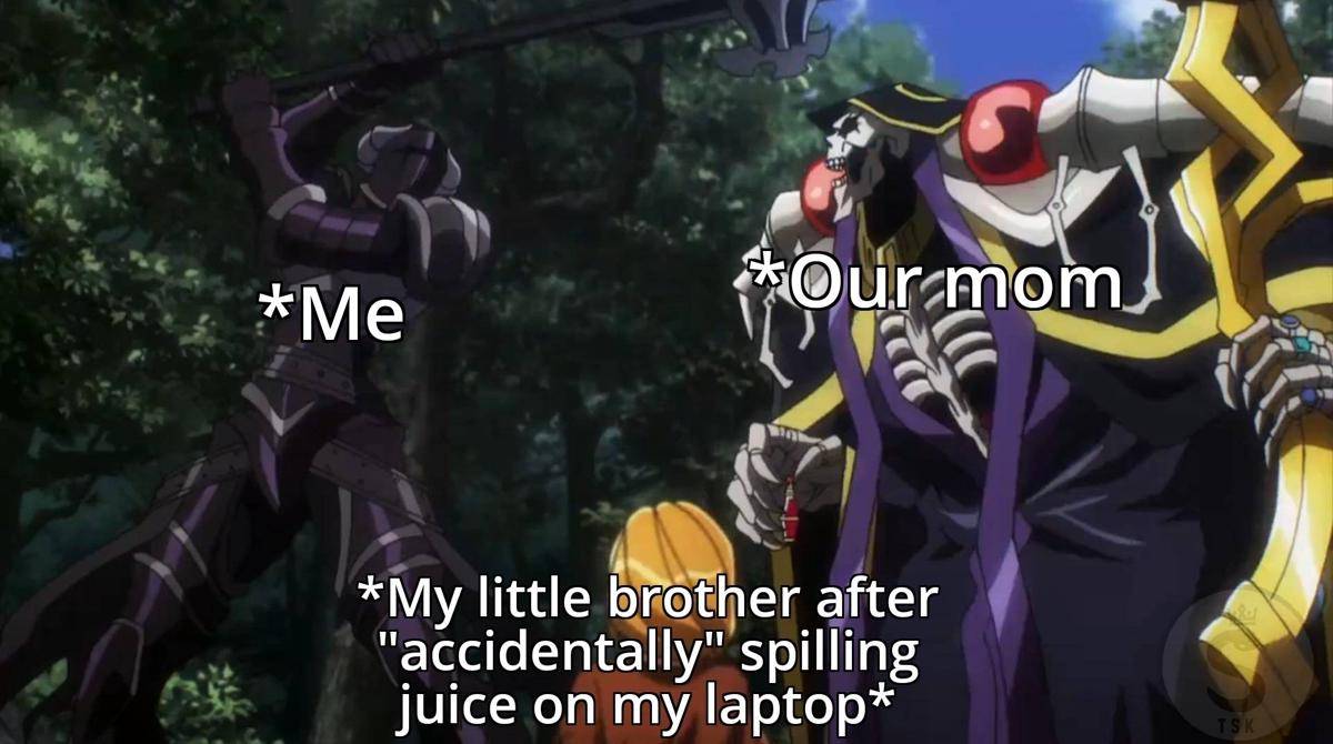 meme anime tentang laptop