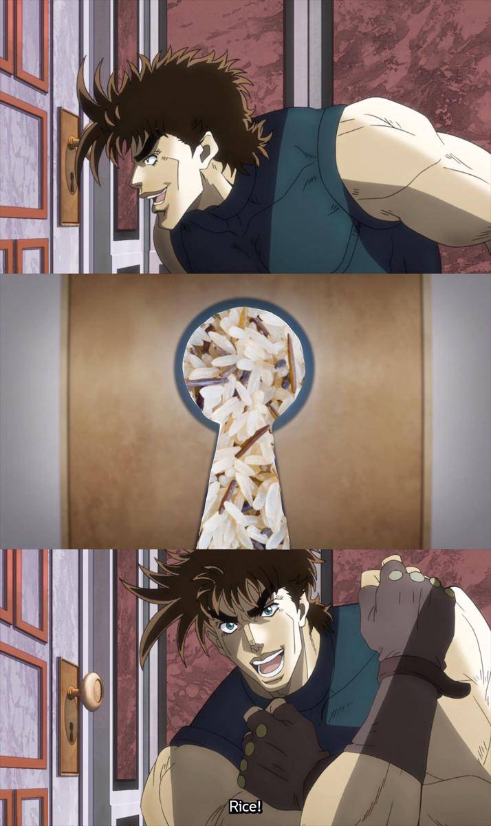 meme anime tentang nasi