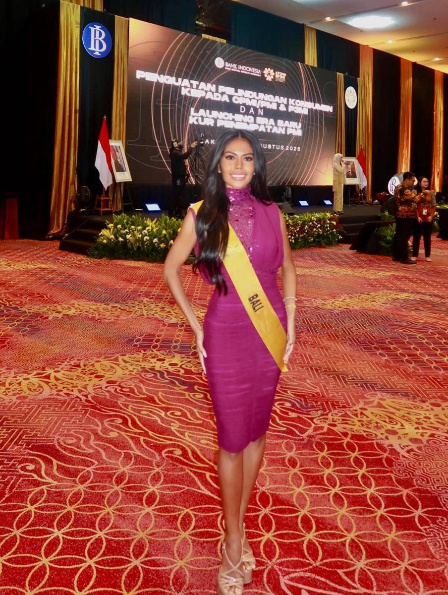 Potret The Miss Globe Indonesia 2025 Dela Deni (Instagram.com/dela_deni)
