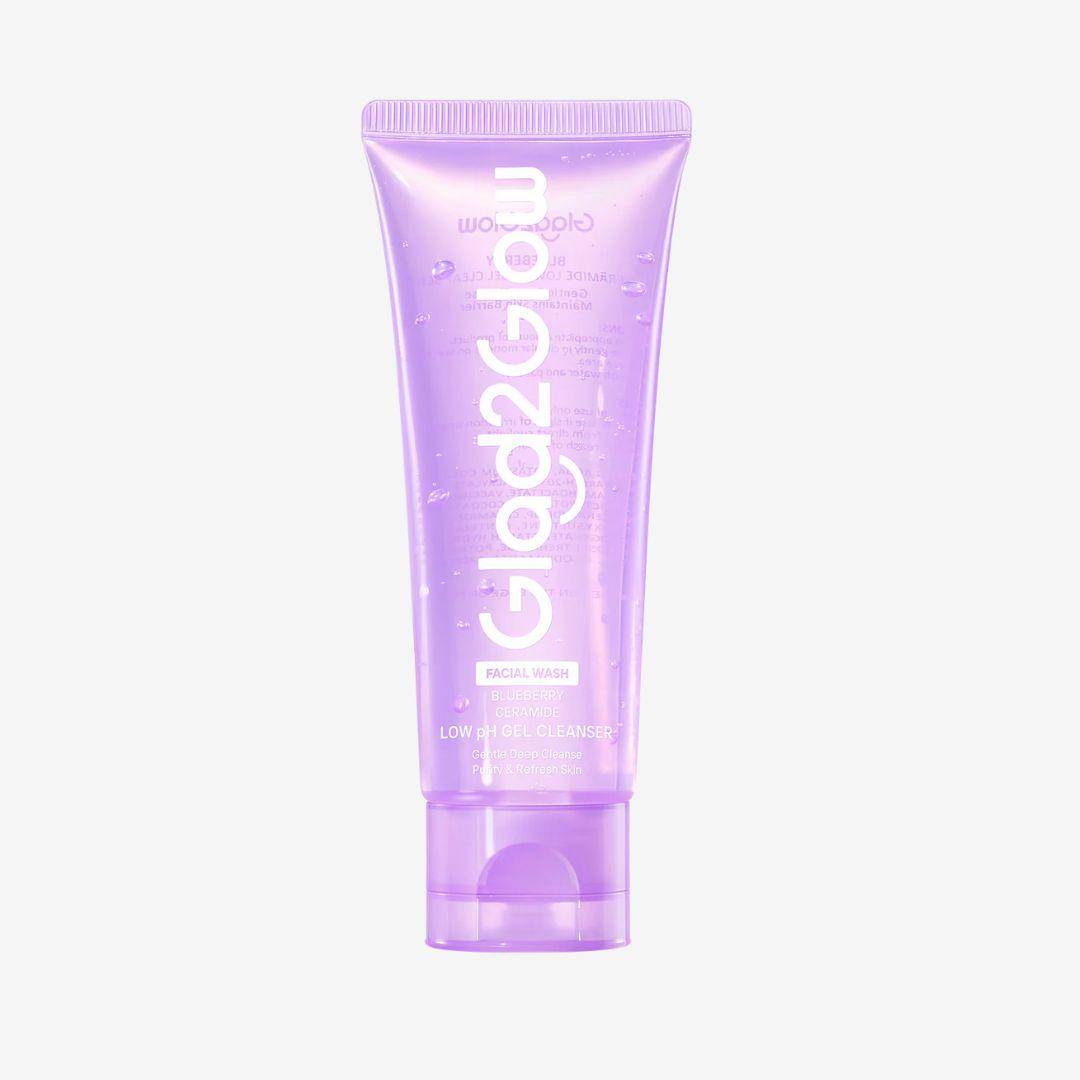 Glad2Glow Blueberry Ceramide Low pH Gel Cleanser (glad2glow.com)