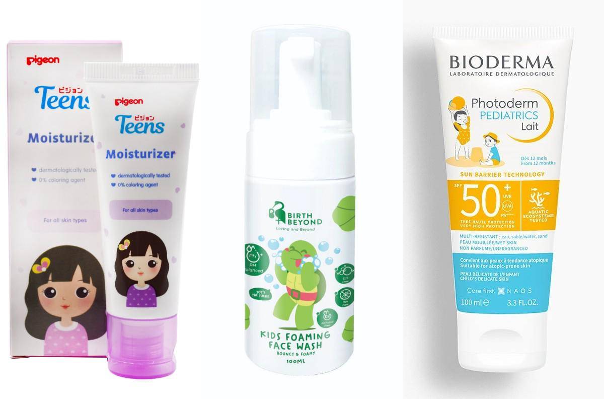 Skincare anak 10 tahun (shopee.co.id/Pigeon Indonesia Official Shop) | (birthbeyond.id) (bioderma.co.id)