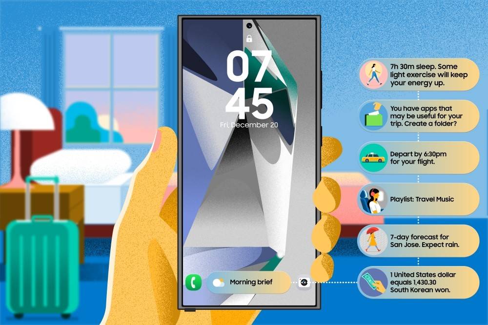 ilustrasi fitur AI