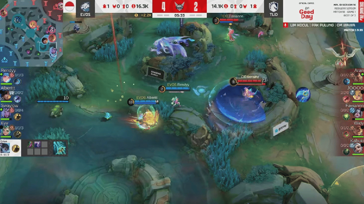 Kyy menjadi inisiator terbaik dengan Tsunami Slam