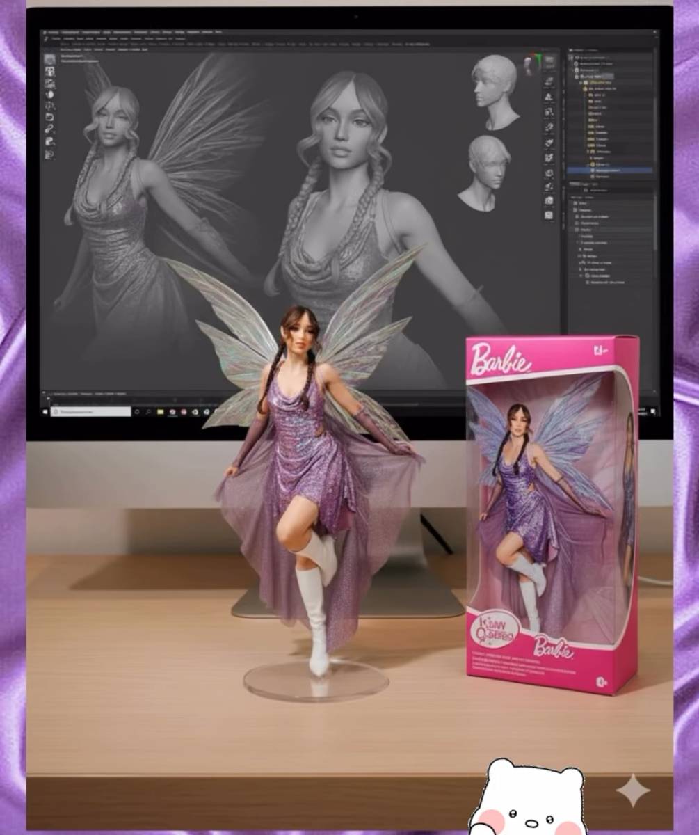 artis ubah foto tren AI action figure